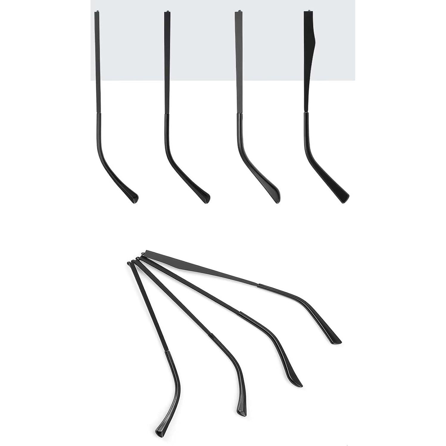 Brazos de Reemplazo Fendawn para Gafas 4 mm Negro