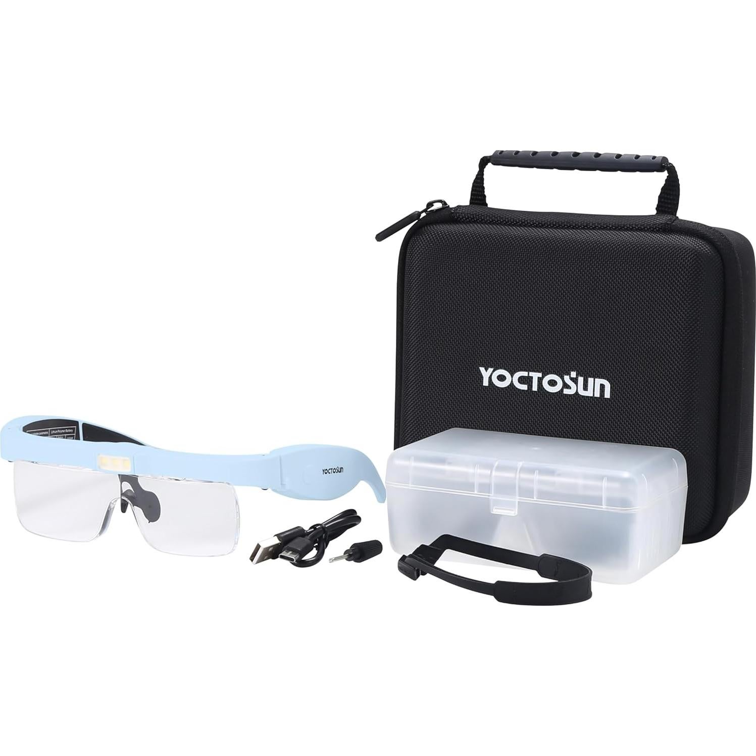 Lentes de Aumento YOCTOSUN con 3 Luces LED y Estuche