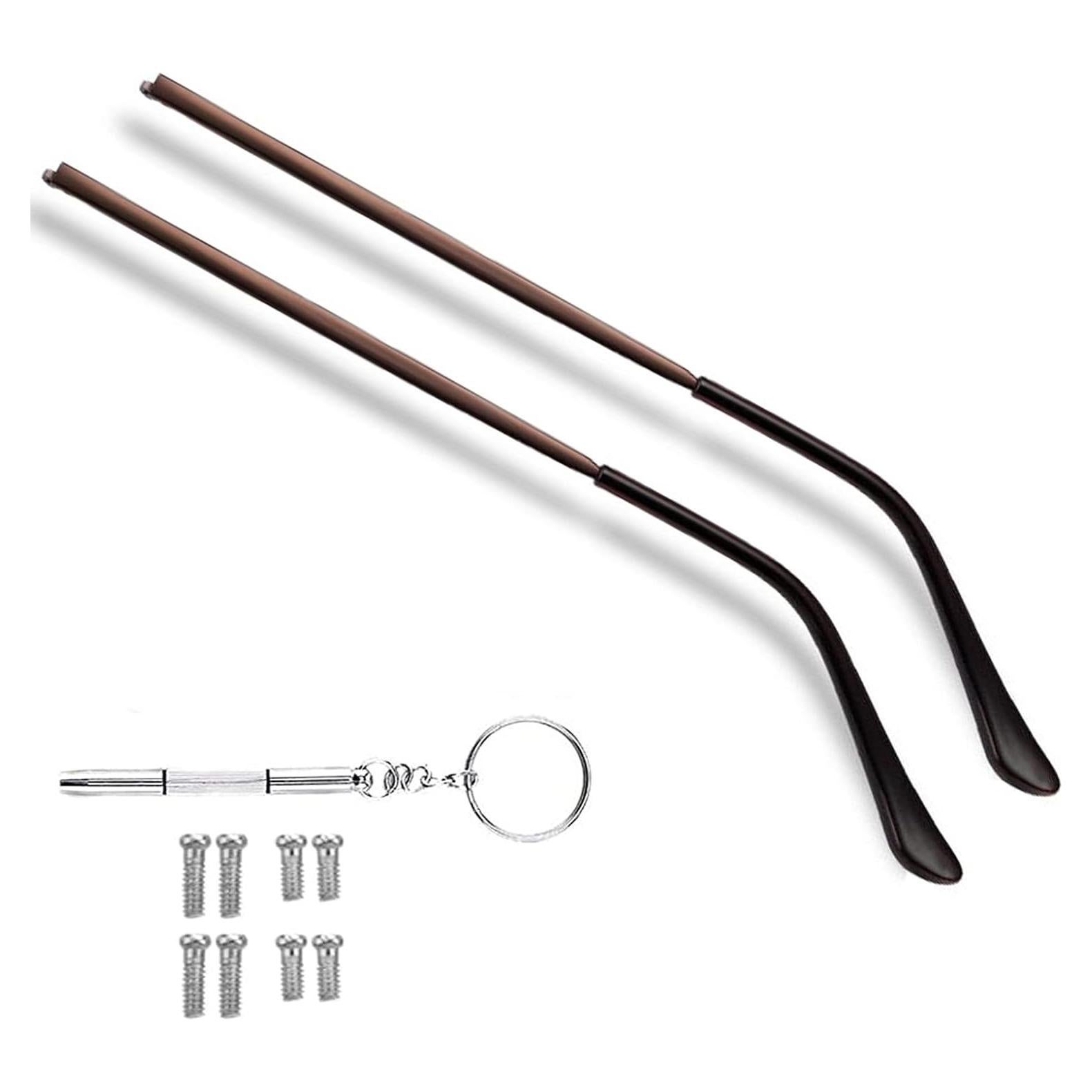 Templos de Gafas OPUGIT Reemplazo Metal 140mm Marrón