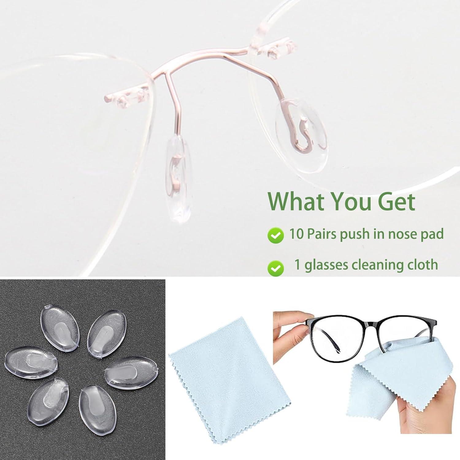 Almohadillas de nariz OPUGIT 10 pares silicona antideslizantes