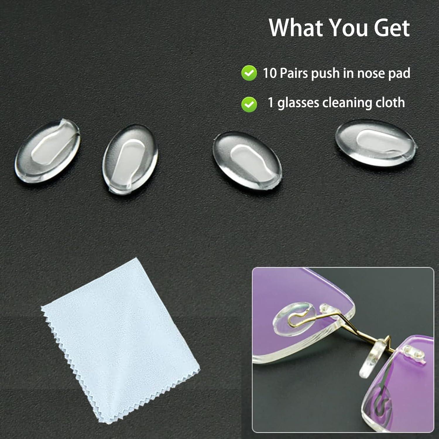 Almohadillas de nariz OPUGIT 10 pares silicona antideslizantes