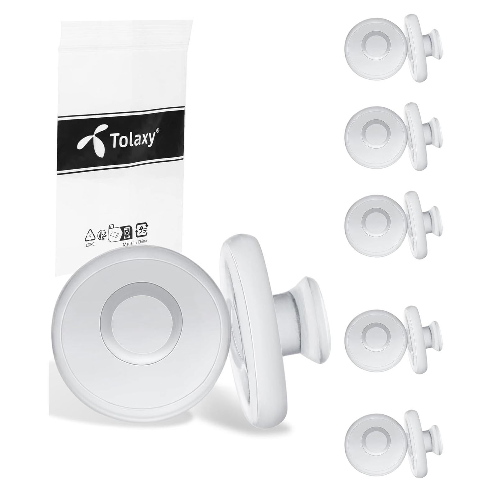 5 Pares Almohadillas de Nariz Tolaxy 9mm Silicona Transparente