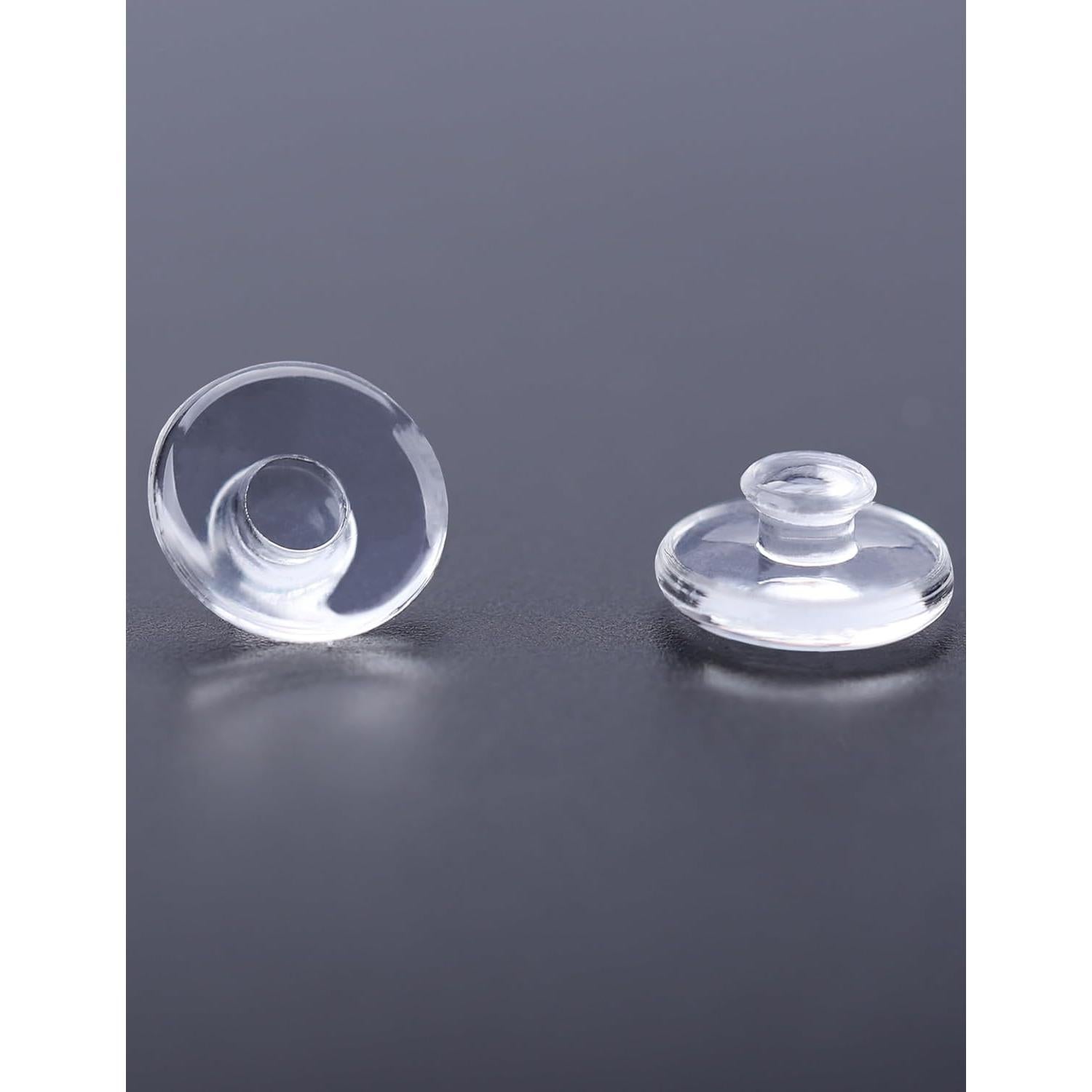 5 Pares Almohadillas de Nariz Tolaxy 9mm Silicona Transparente