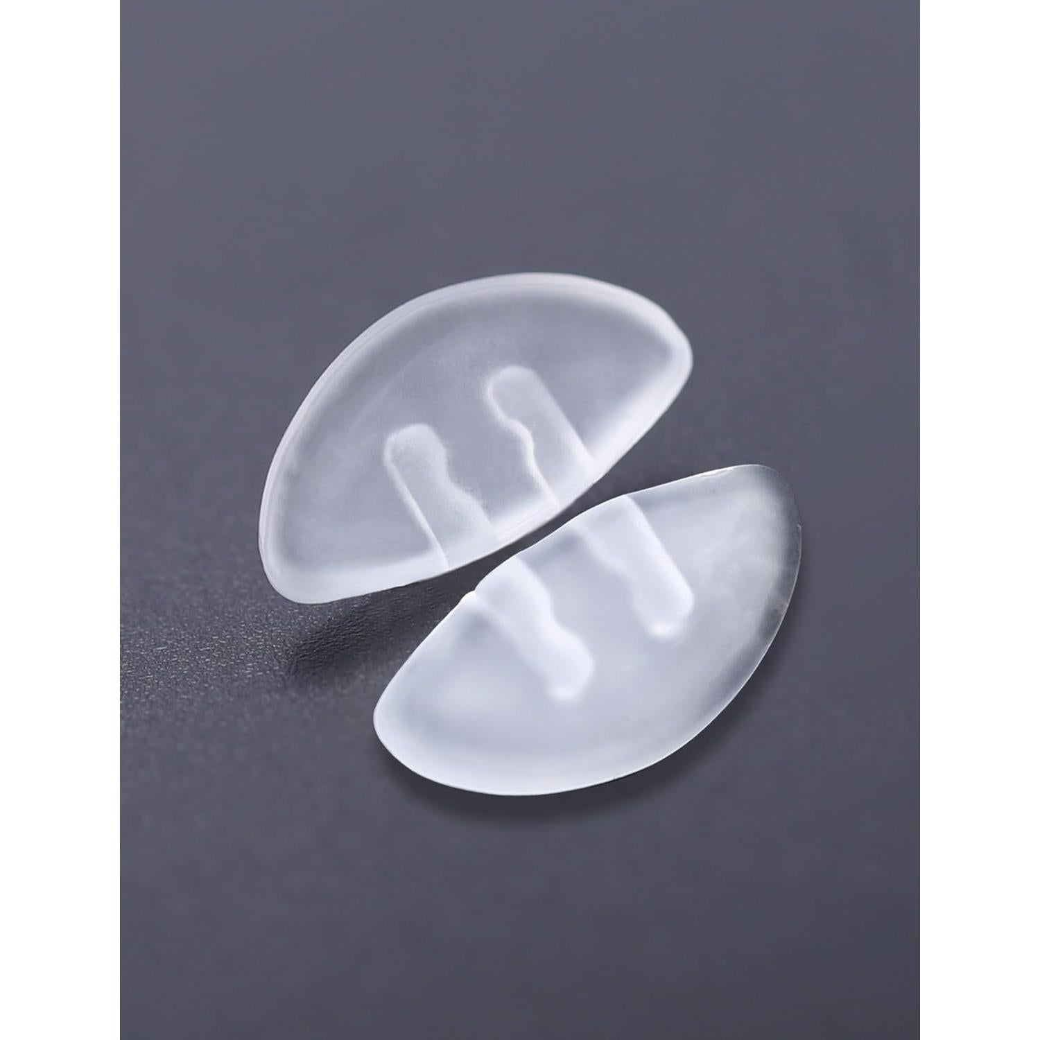 20 Pares Almohadillas Nariz Gafas Tolaxy 15mm Transparentes