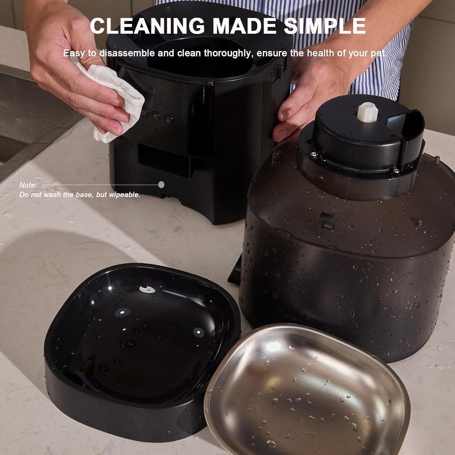 Comedero Automático Erjunkeji 4L WiFi con App y Grabadora