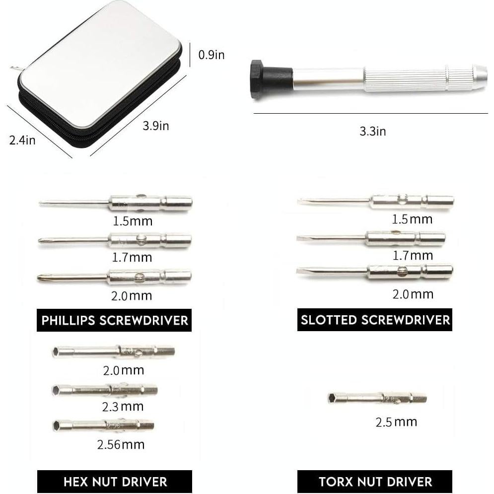 Kit de destornilladores de precisión iGeyzoe 10 piezas