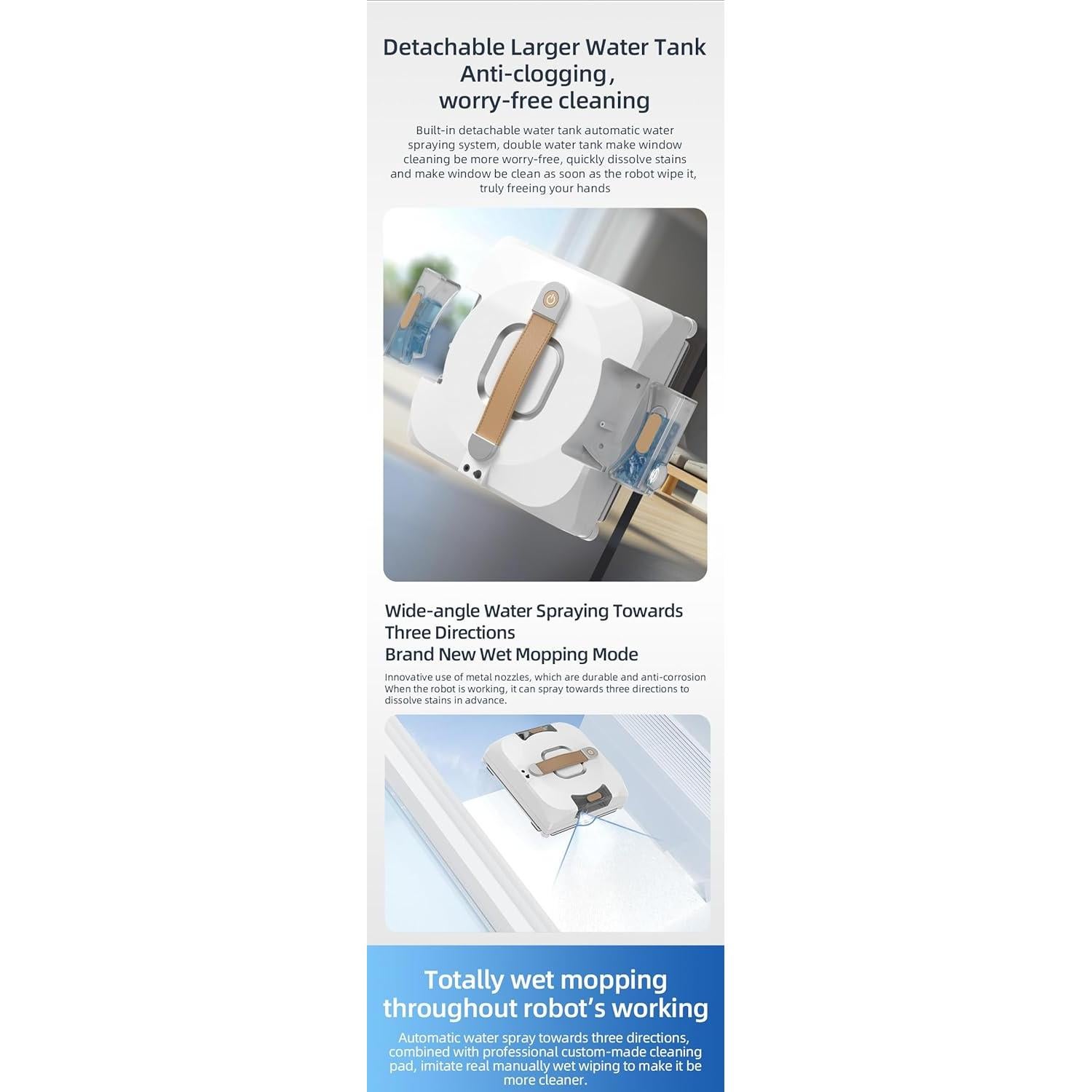 Robot Limpiador de Ventanas Powercleany Winbot Pro 60ml