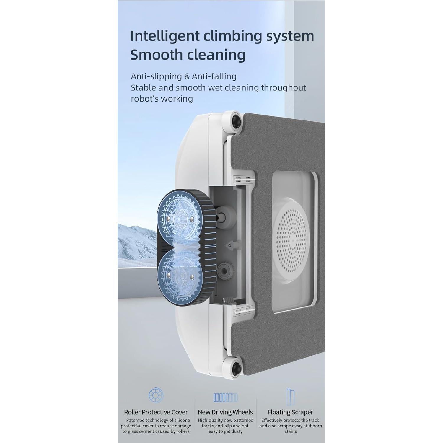 Robot Limpiador de Ventanas Powercleany Winbot Pro 60ml