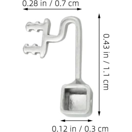 Soporte de Almohadilla Nasal de Metal Ipetboom - Unisex