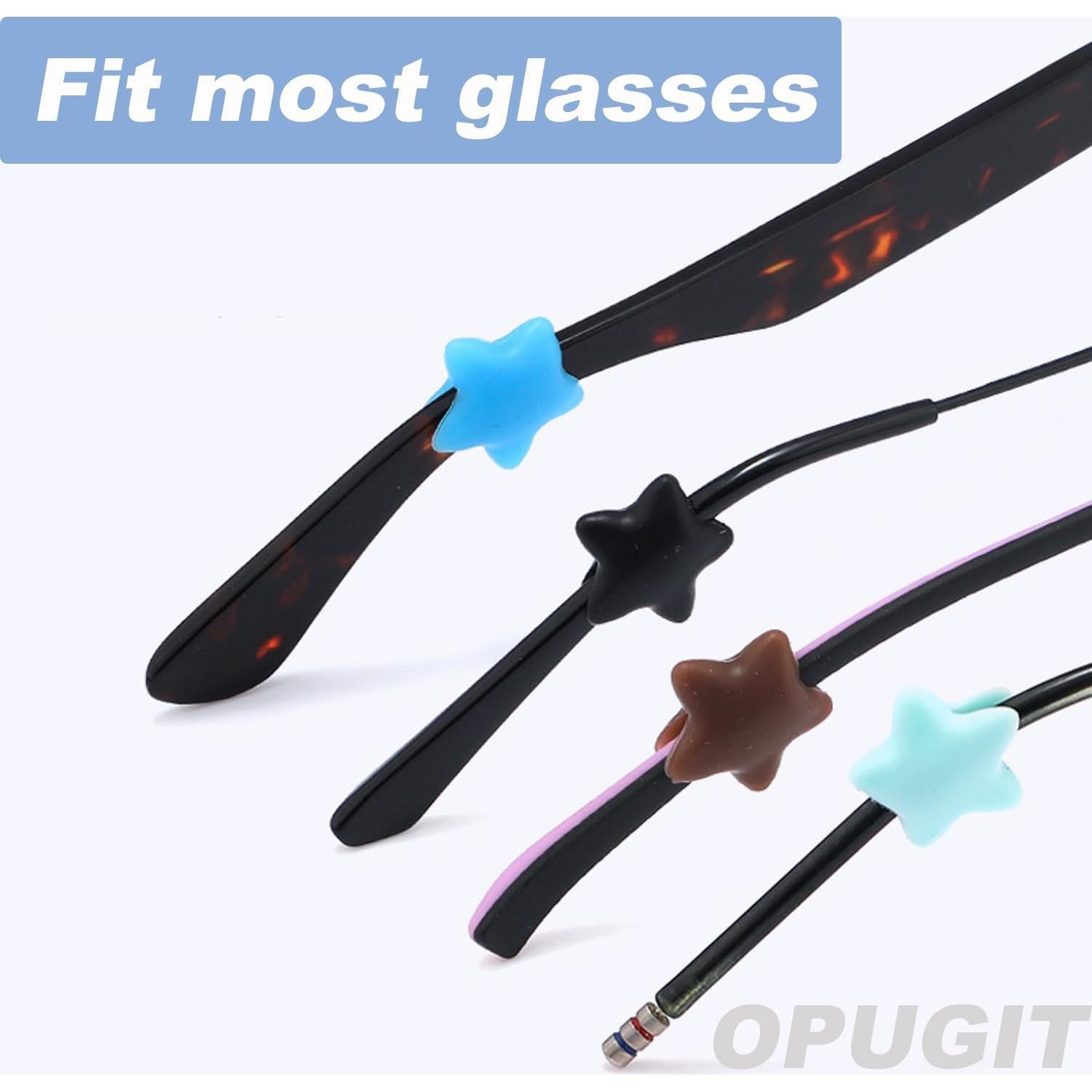 Agarraderas de Oído OPUGIT para Gafas - 8 Pares Antideslizantes