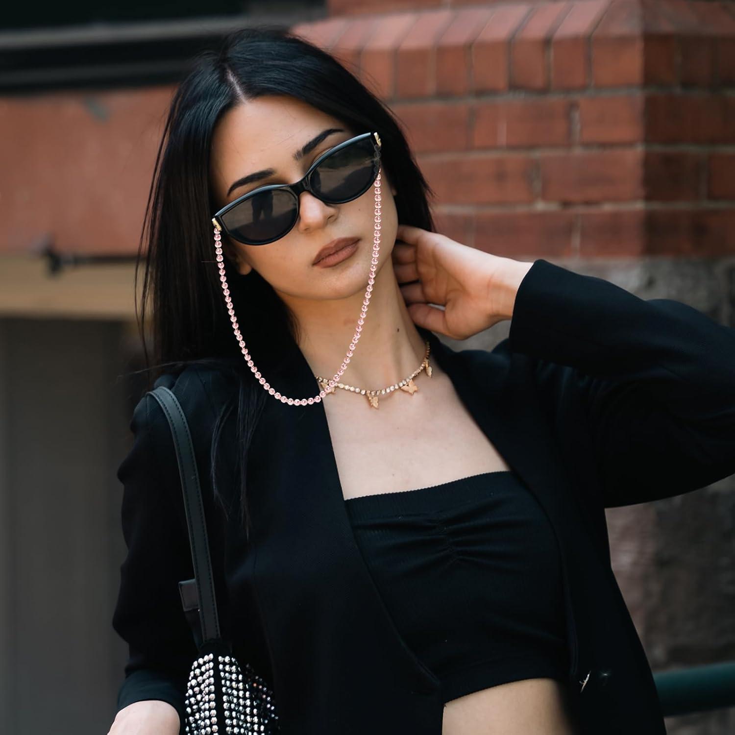 Cadena de Gafas de Perlas ABS - 75 cm - 3 Piezas