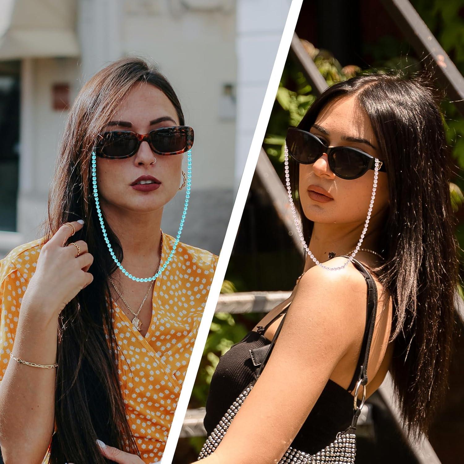 Cadena de Gafas de Perlas ABS - 75 cm - 3 Piezas