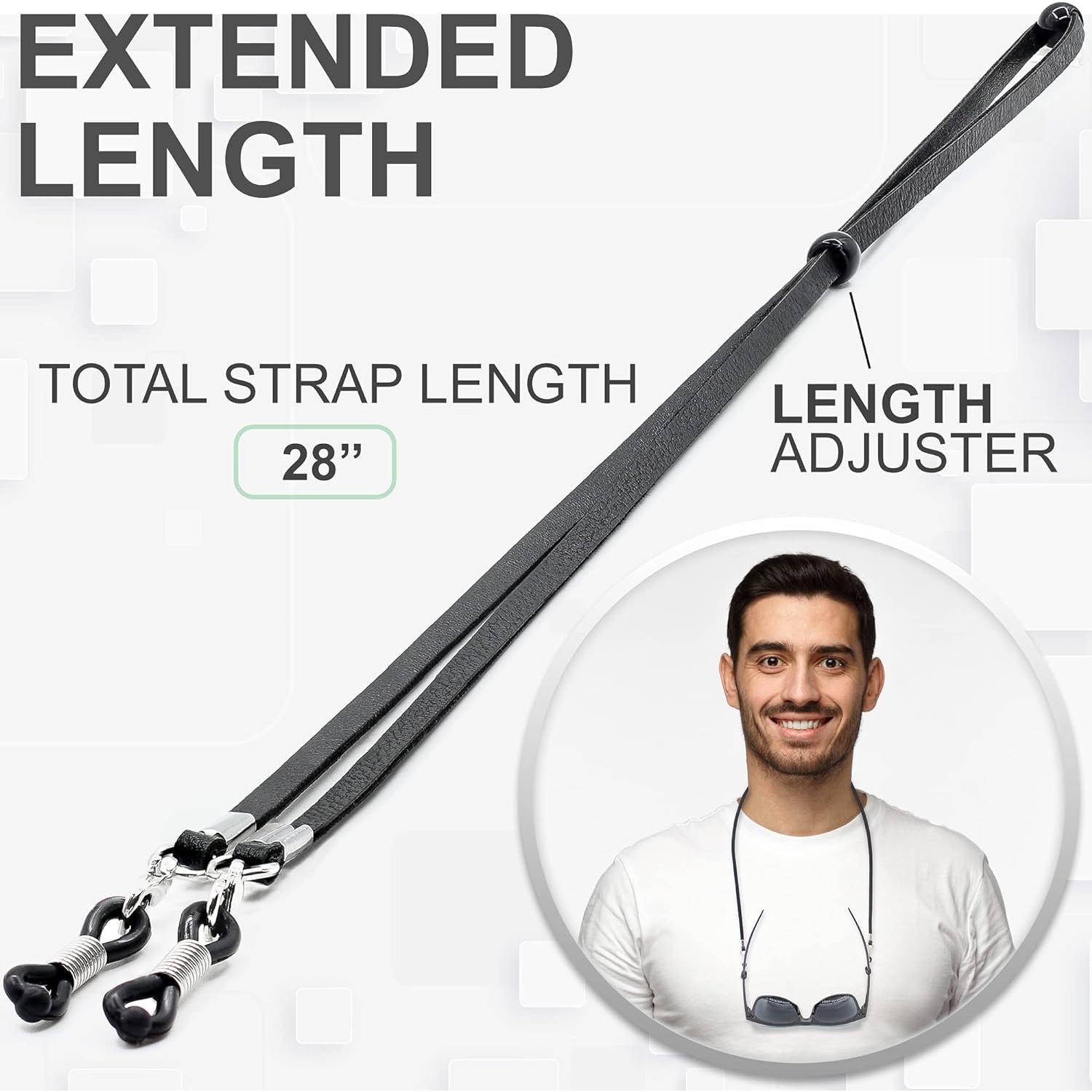 Cadena de Gafas SIGONNA - Correa de Cuero Eco Premium