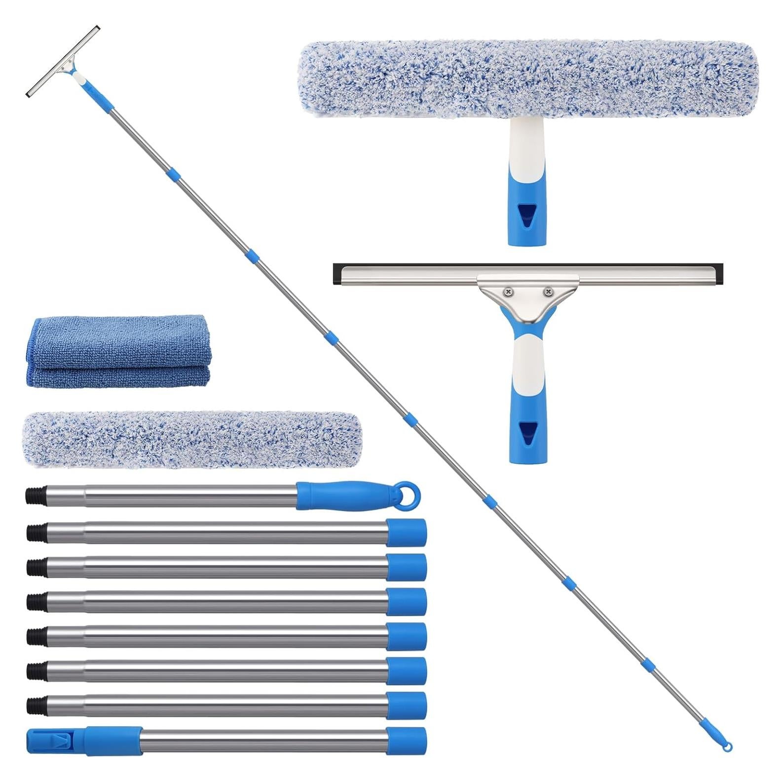 Kit de limpieza de ventanas Mitclear 10 pies con escobilla 35 cm