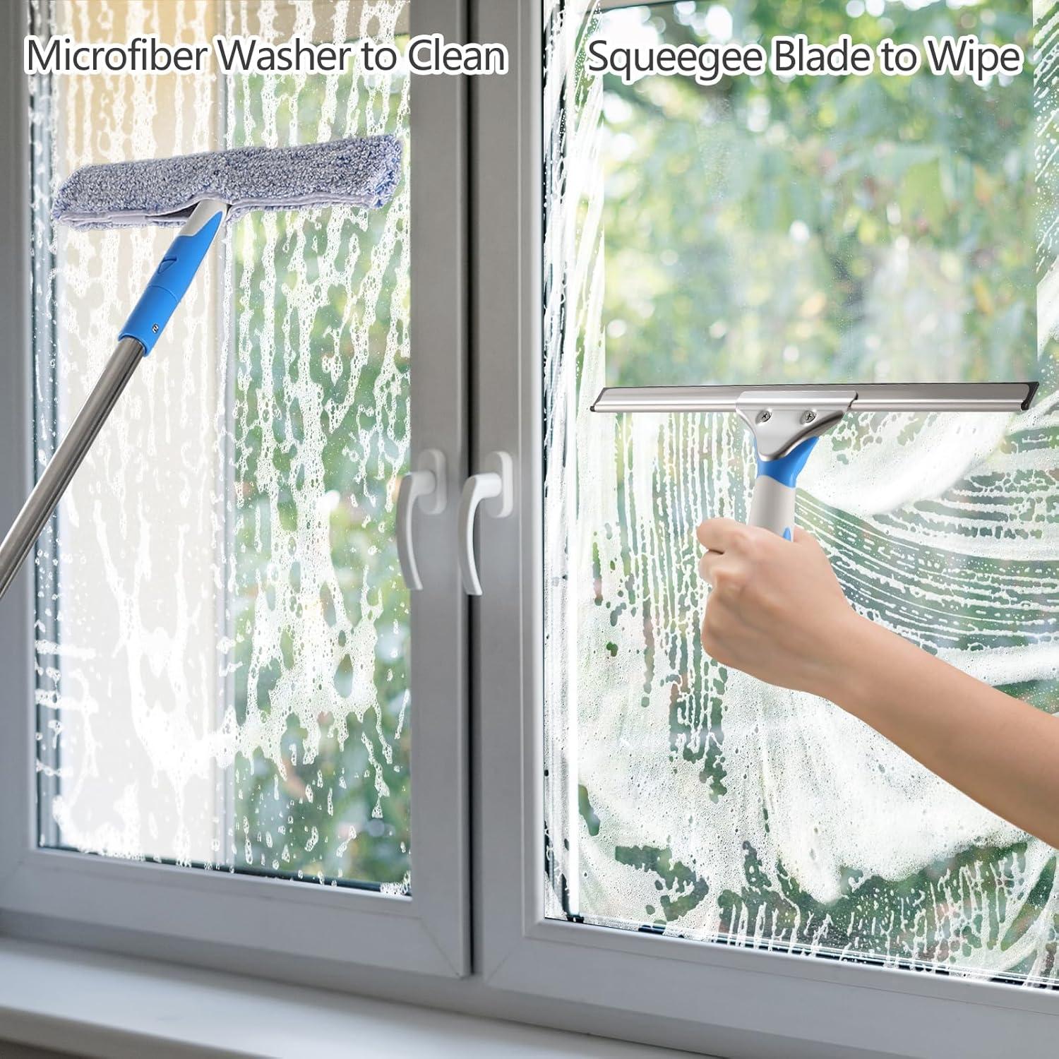 Kit de limpieza de ventanas Mitclear 10 pies con escobilla 35 cm