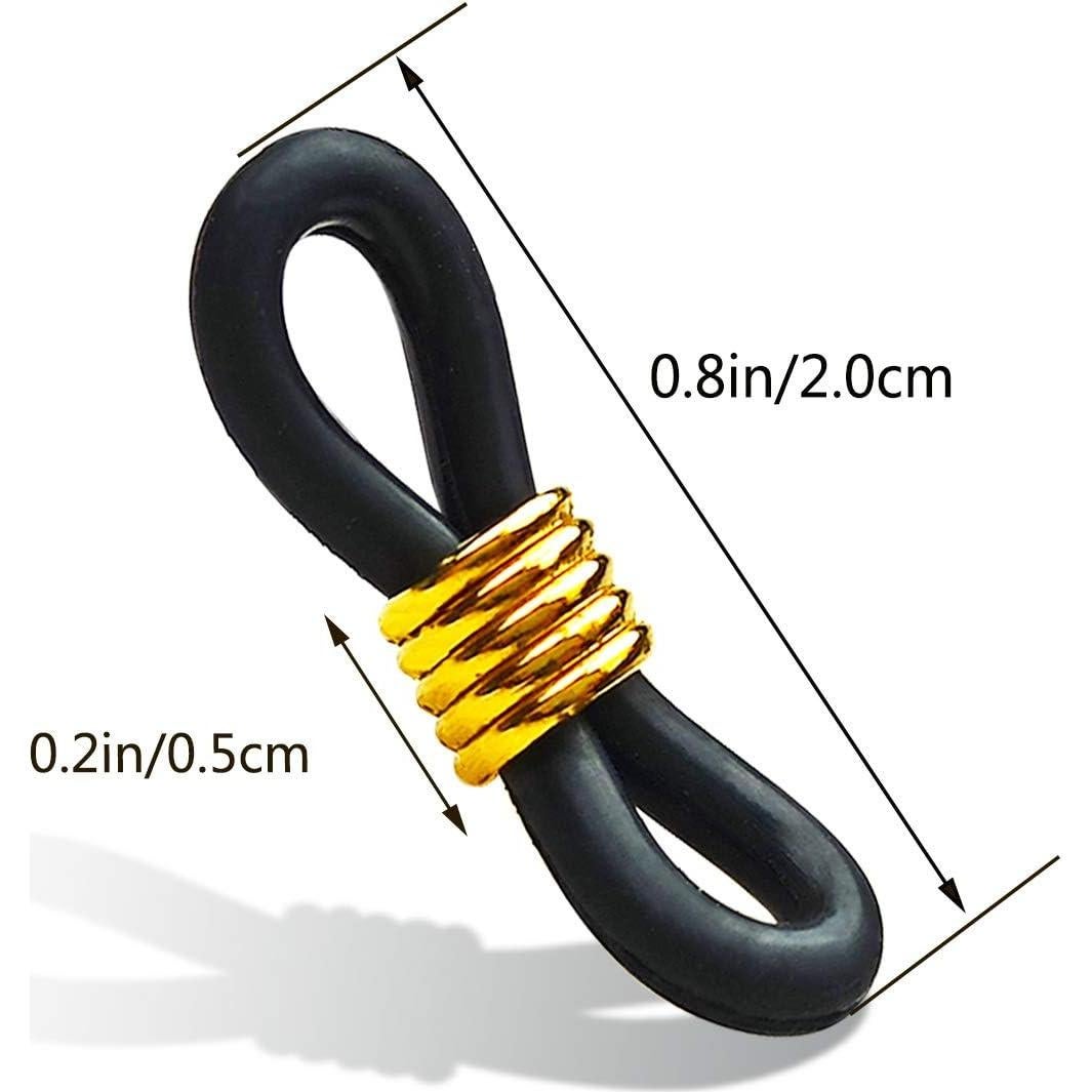 Conectores de Goma Ajustables TTSAM 40 Piezas para Gafas