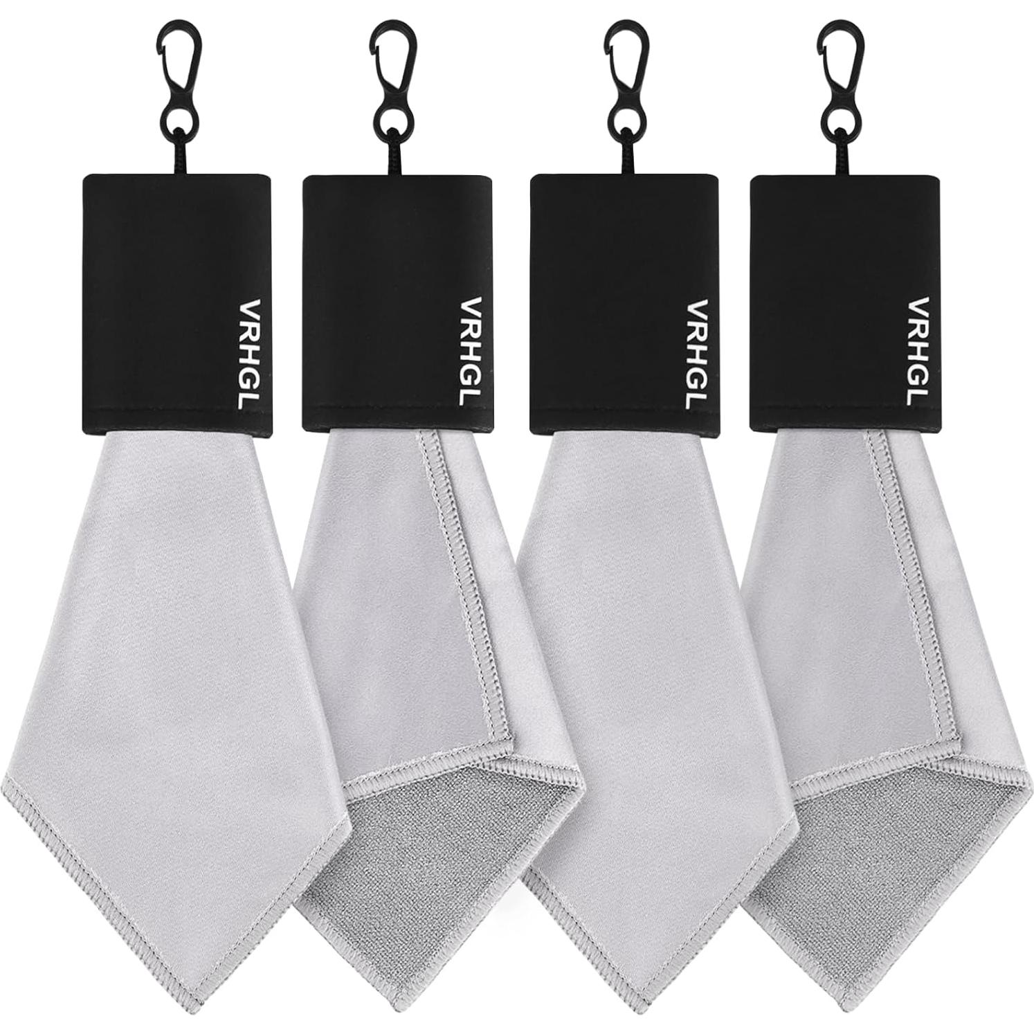 Kit de limpieza de gafas VRHGL, 4 paños microfibra 15x15 cm