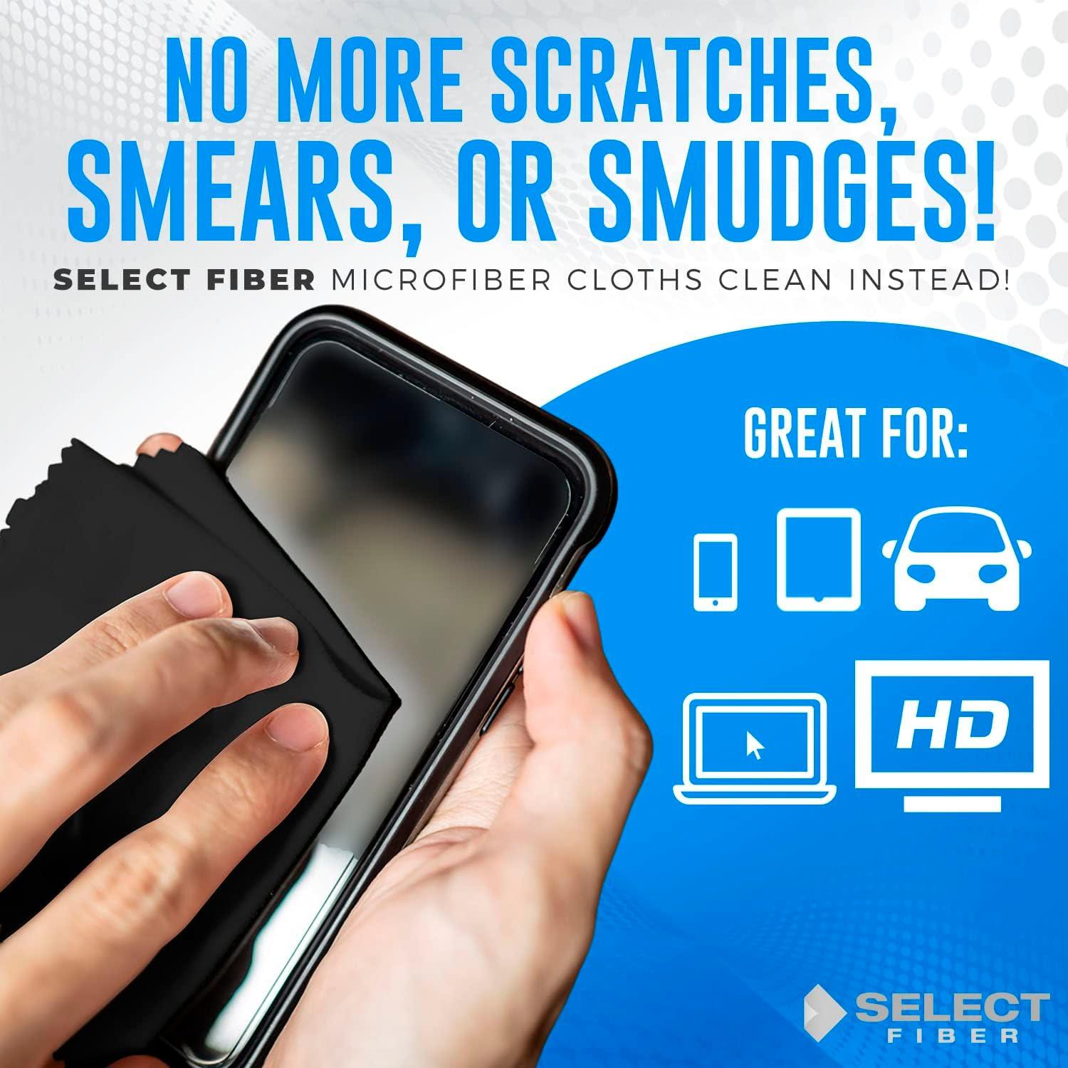 Paño de limpieza de microfibra Select Fiber - 6 unidades