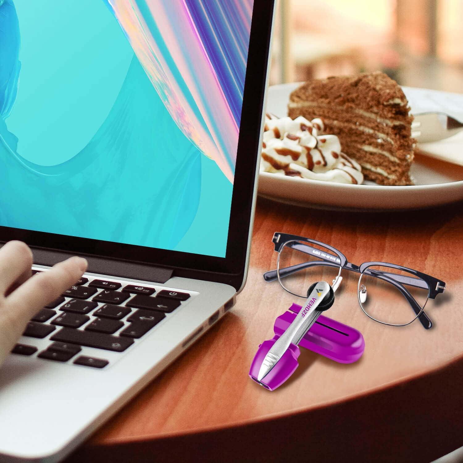 Limpiador de Gafas HDWY 3 Piezas Microfibra Viaje