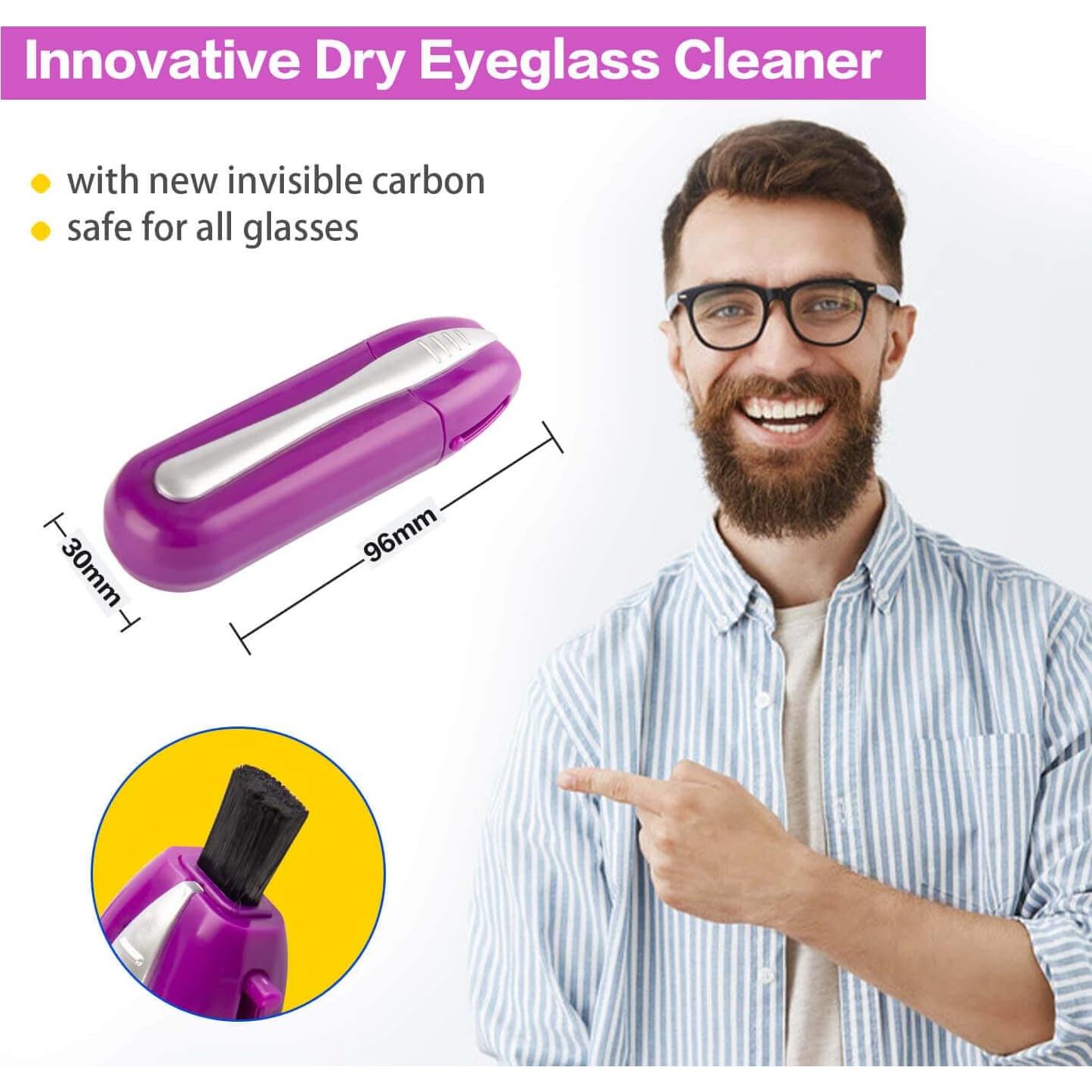 Limpiador de Gafas HDWY 3 Piezas Microfibra Viaje