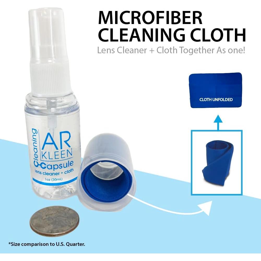 Kit de limpieza de lentes AR Kleen 3 cápsulas 30 ml