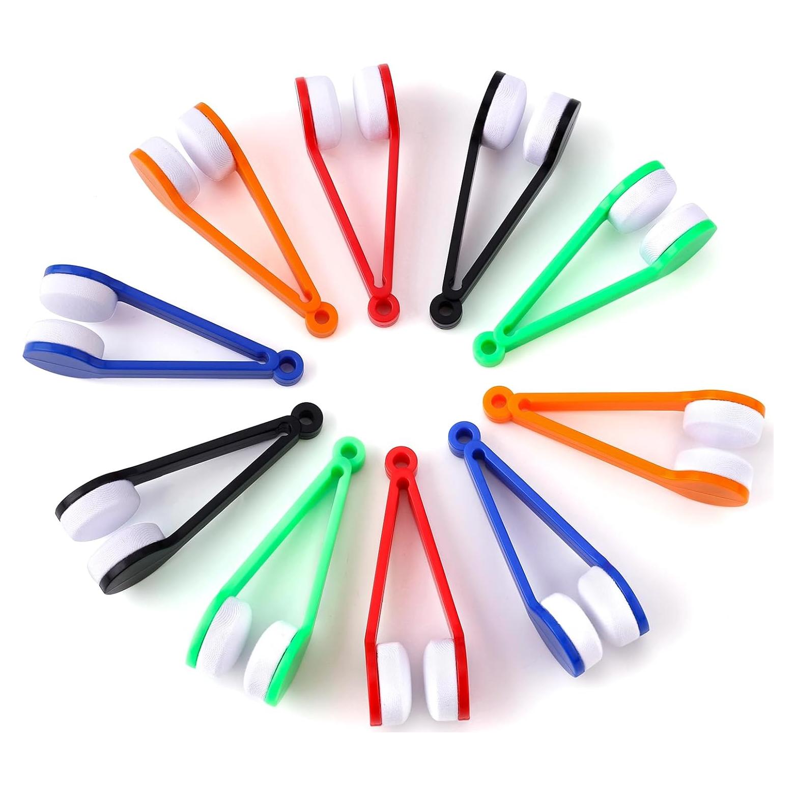 10 Piezas Herramientas de Limpieza de Gafas BOXOB Mini Paño