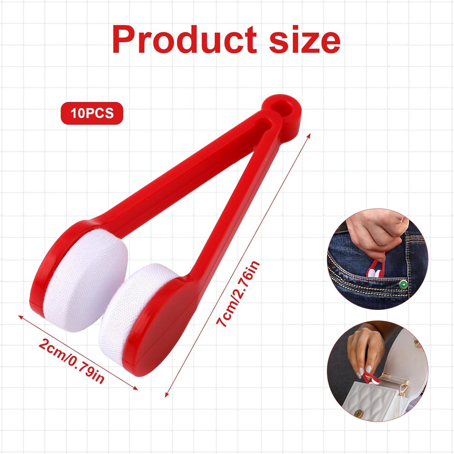 10 Piezas Herramientas de Limpieza de Gafas BOXOB Mini Paño