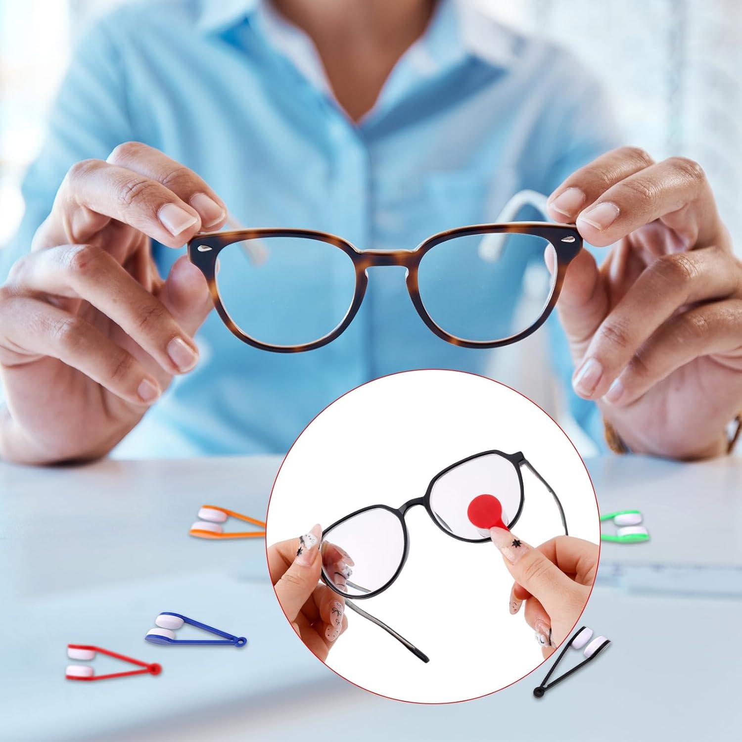 10 Piezas Herramientas de Limpieza de Gafas BOXOB Mini Paño