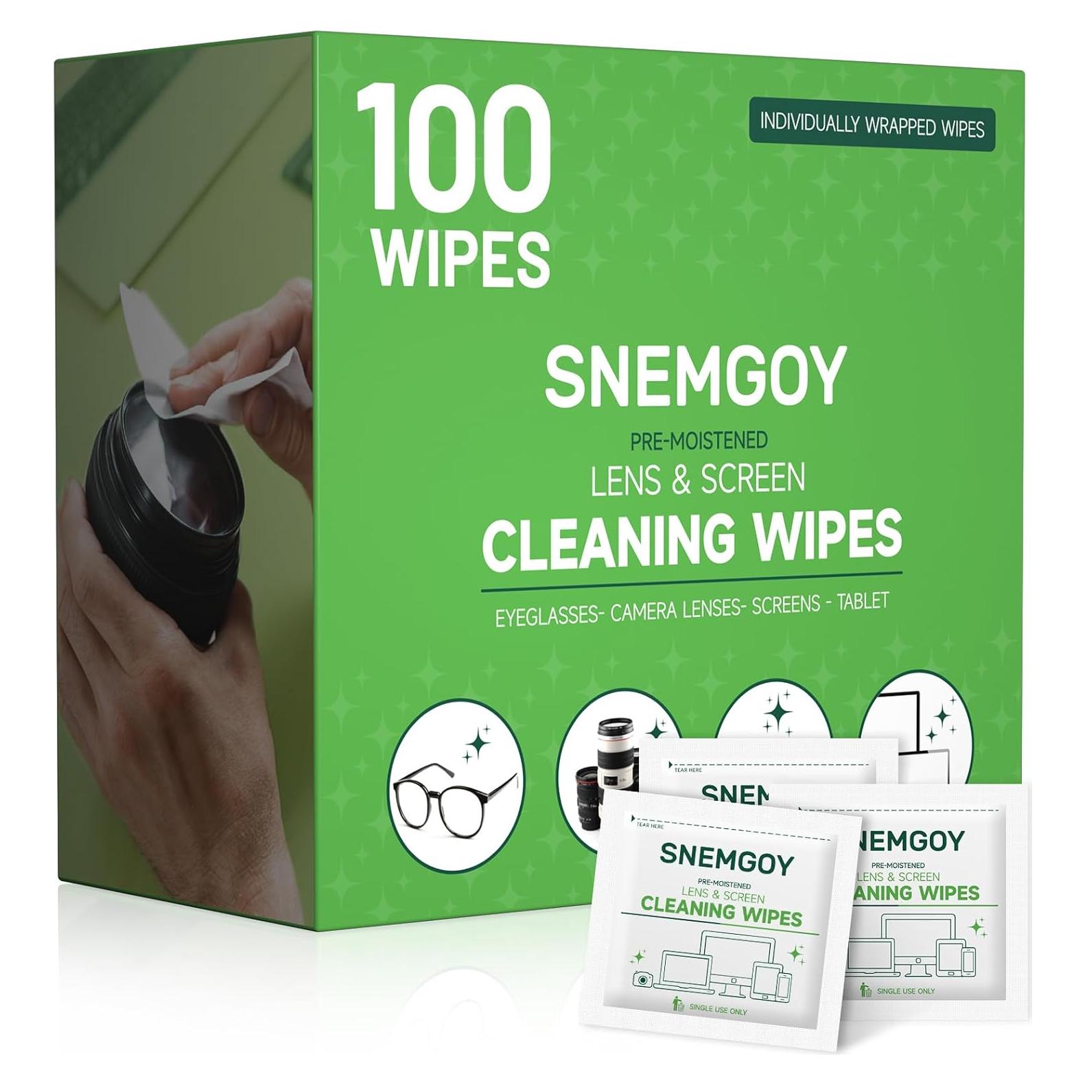 Toallitas Limpiadoras SNEMGOY 100 Unidades Prehumedecidas