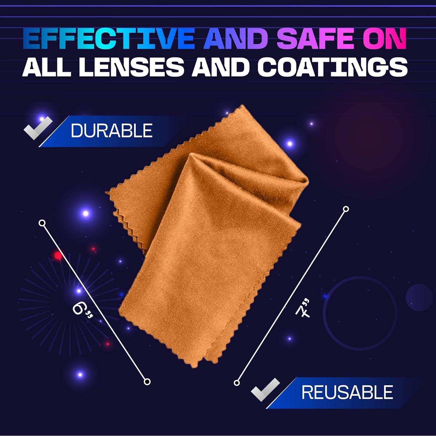 Kit Limpiador de Lentes UltraVue 3 x 30ml + 2 Paños Microfibra