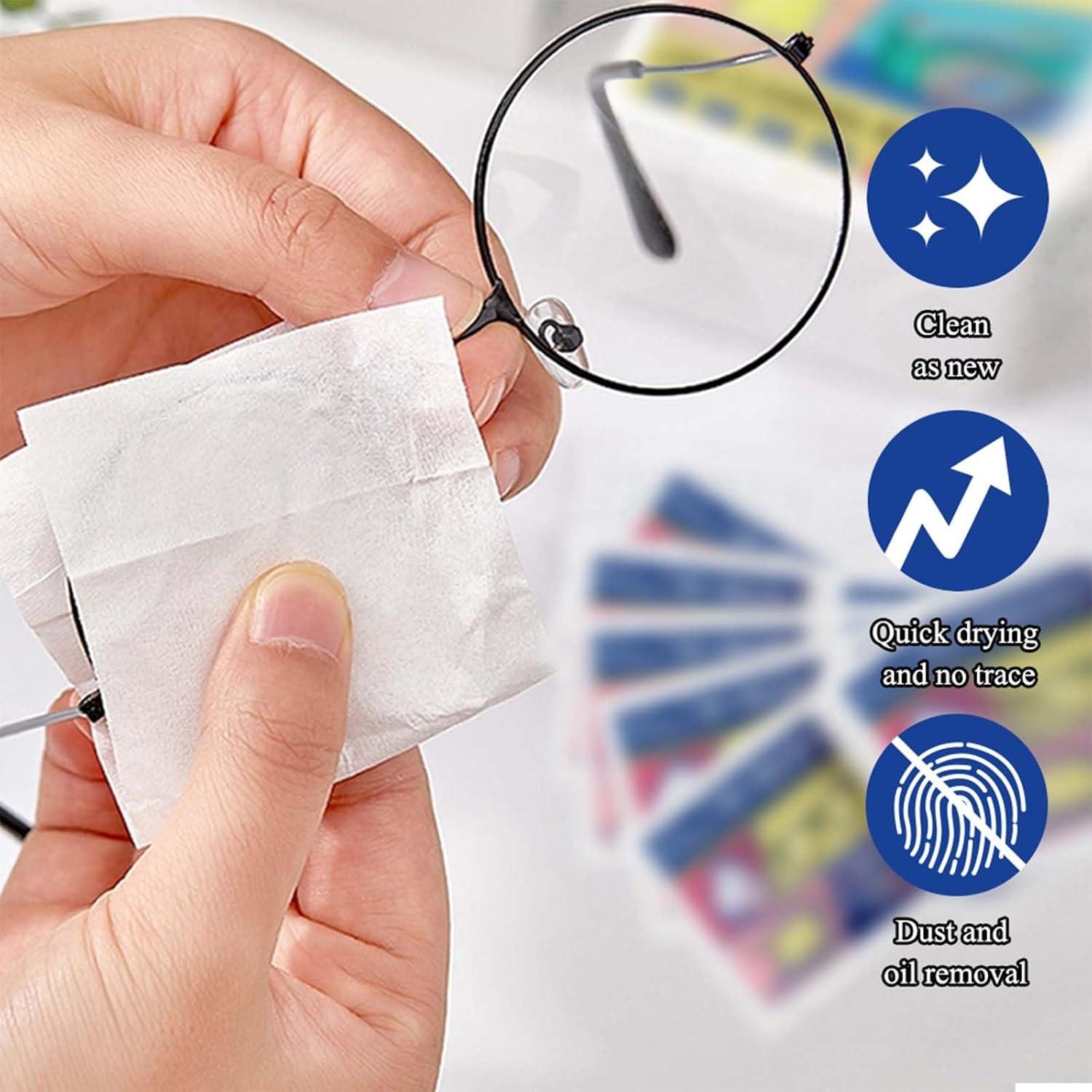 Toallitas de limpieza de lentes KeYue 300 unidades individuales