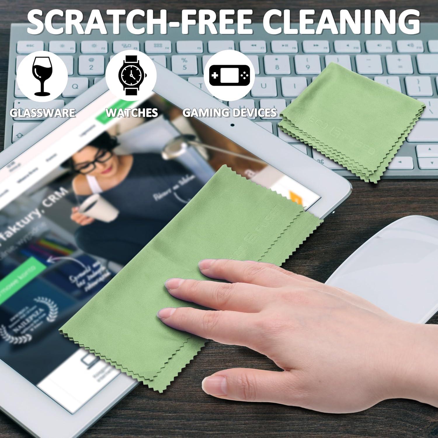 Paño de Microfibra Eco-Fused 12 Piezas para Pantallas