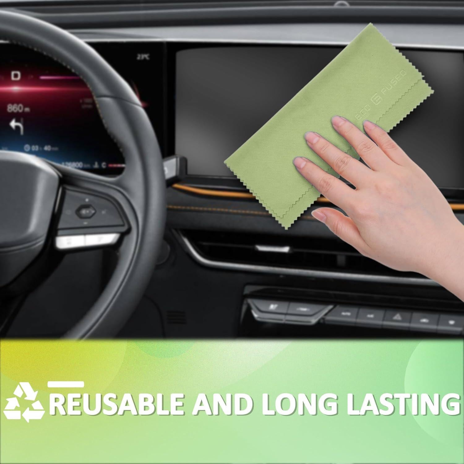 Paño de Microfibra Eco-Fused 12 Piezas para Pantallas