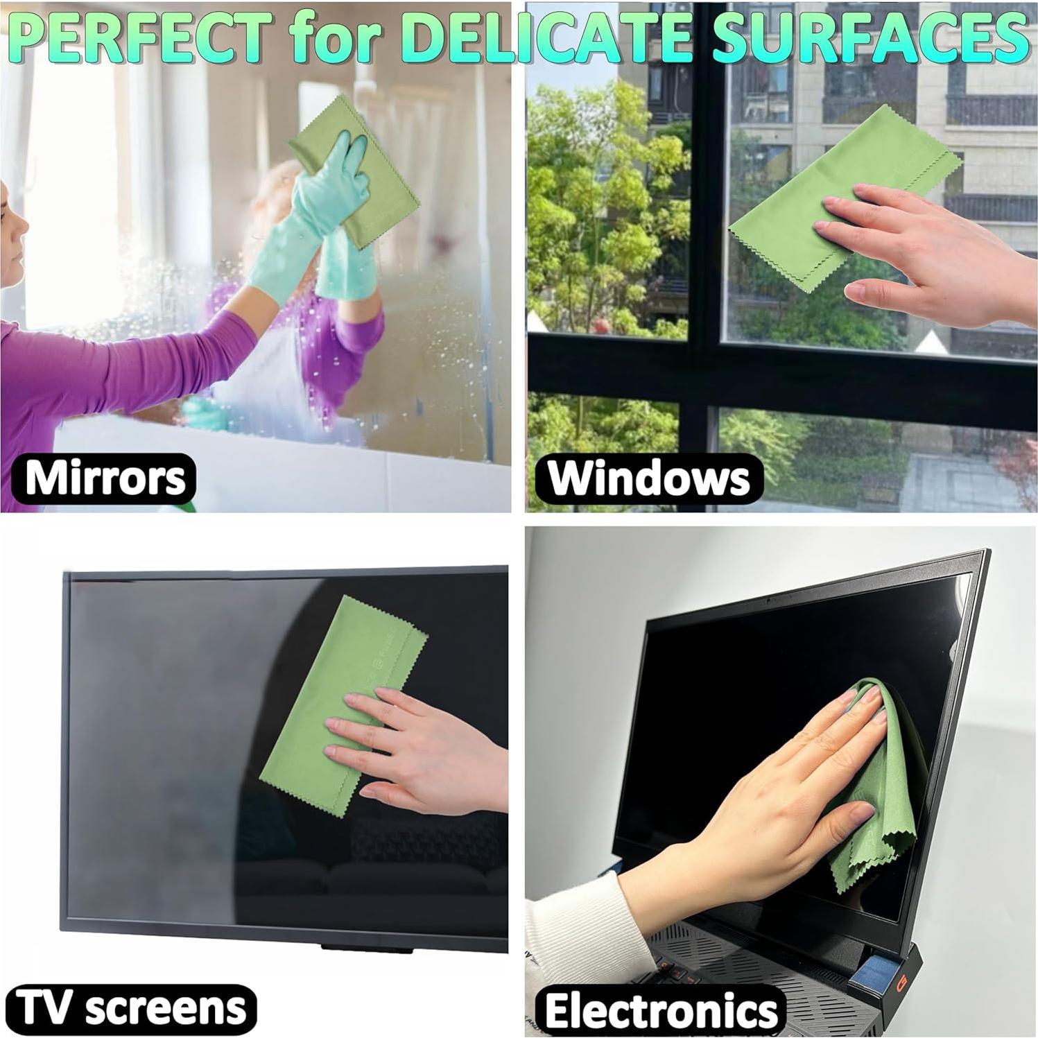 Paño de Microfibra Eco-Fused 12 Piezas para Pantallas