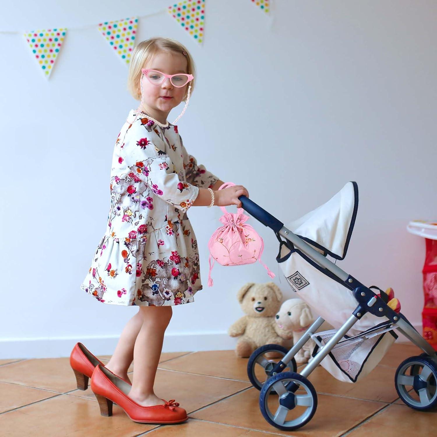 Disfraz de Anciana 5 Piezas con Gafas y Accesorios