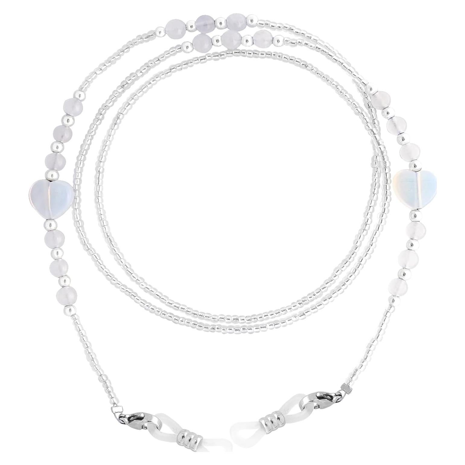 Cadena de Acrílico BILIONE para Gafas con Perlas 72 cm