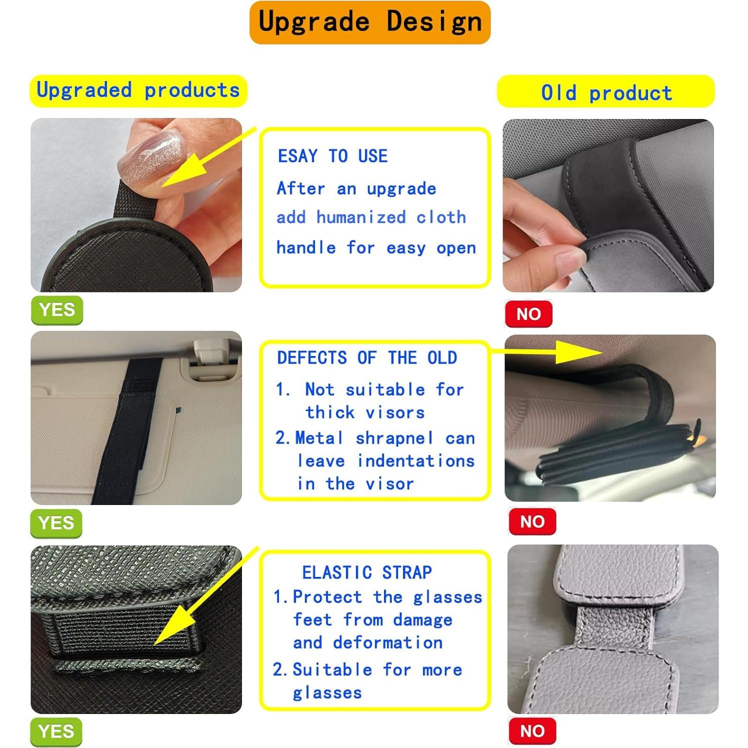 Soporte Magnético para Gafas de Sol ACIOOCO - Negro