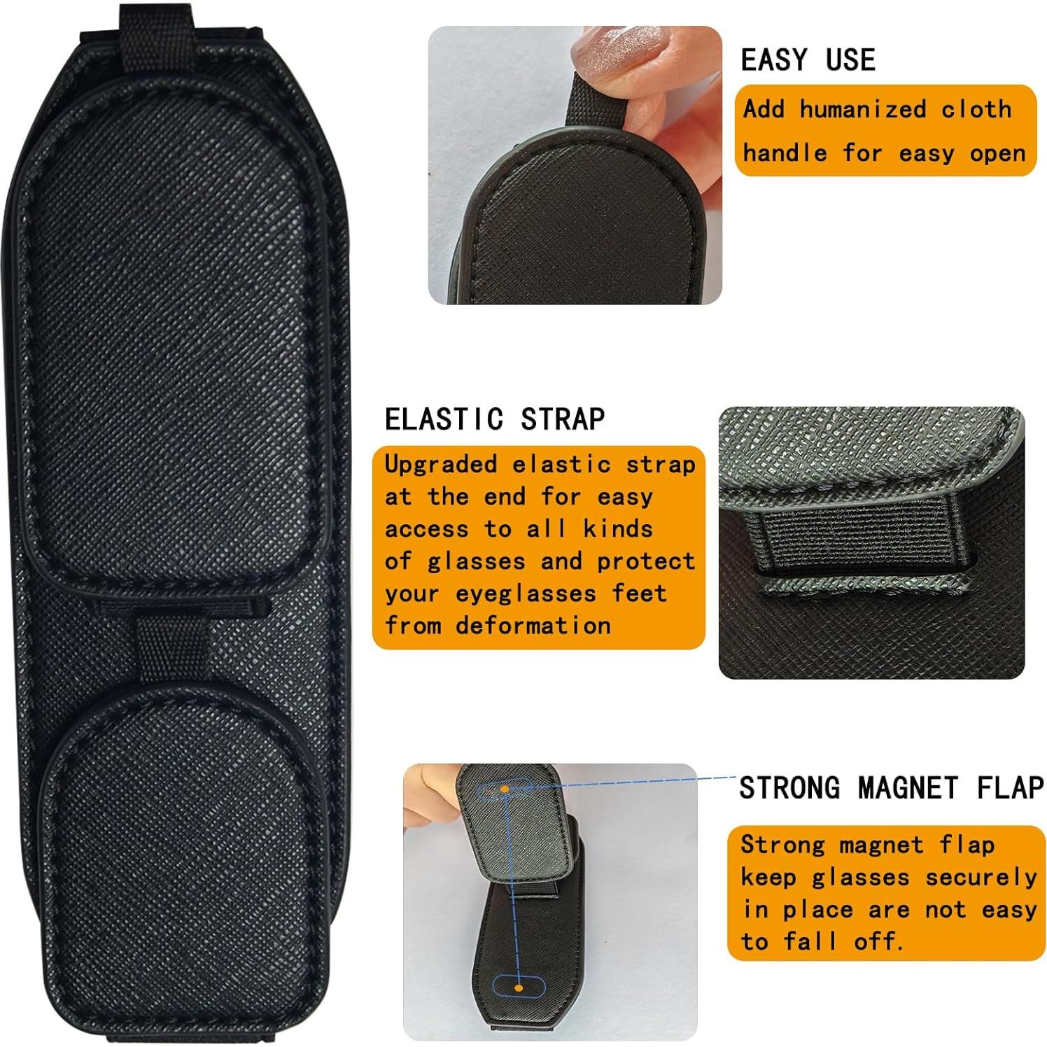 Soporte Magnético para Gafas de Sol ACIOOCO - Negro