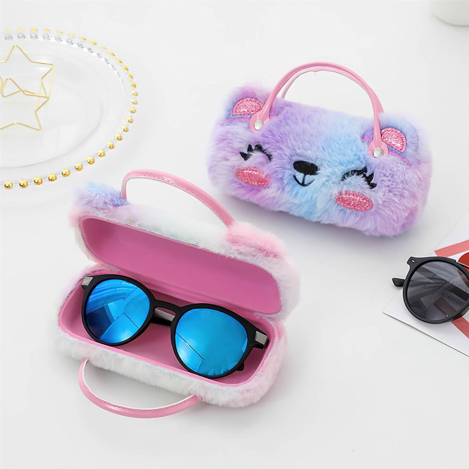 Estuche Duro para Gafas de Peluche Multicolor XSBG003