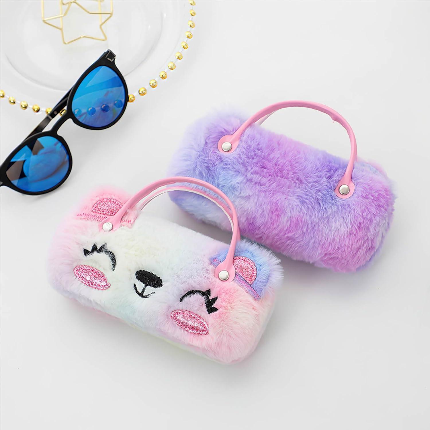 Estuche Duro para Gafas de Peluche Multicolor XSBG003