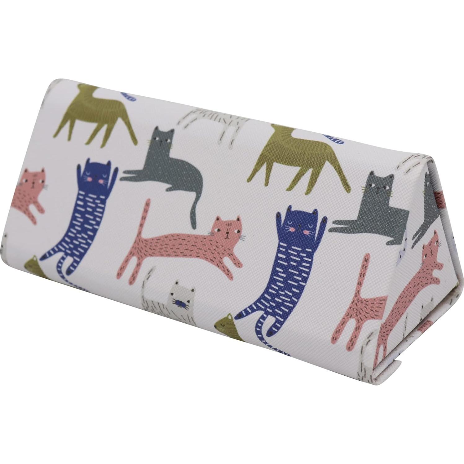 Estuche de Gafas Real Sic Gatos Indie - Duro y Plegable