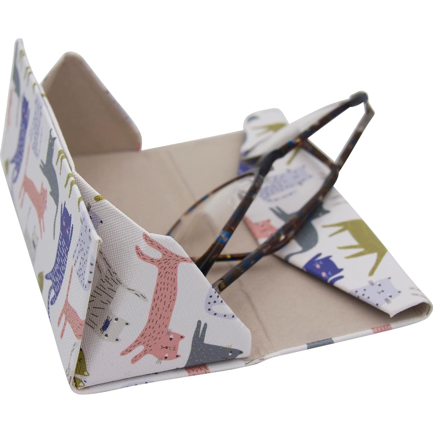 Estuche de Gafas Real Sic Gatos Indie - Duro y Plegable