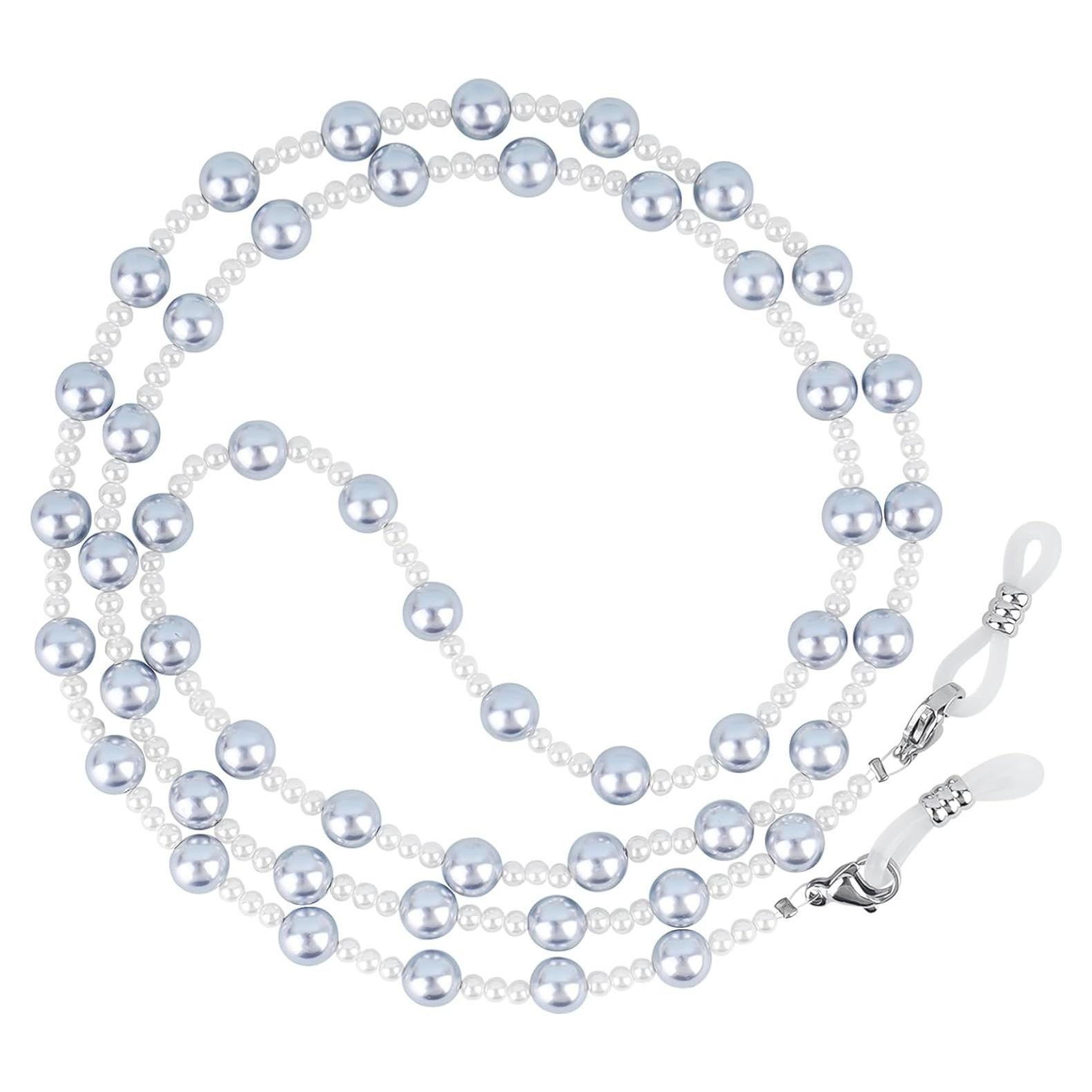Cadena de Perlas BILIONE para Gafas 75 cm Unisex Gris