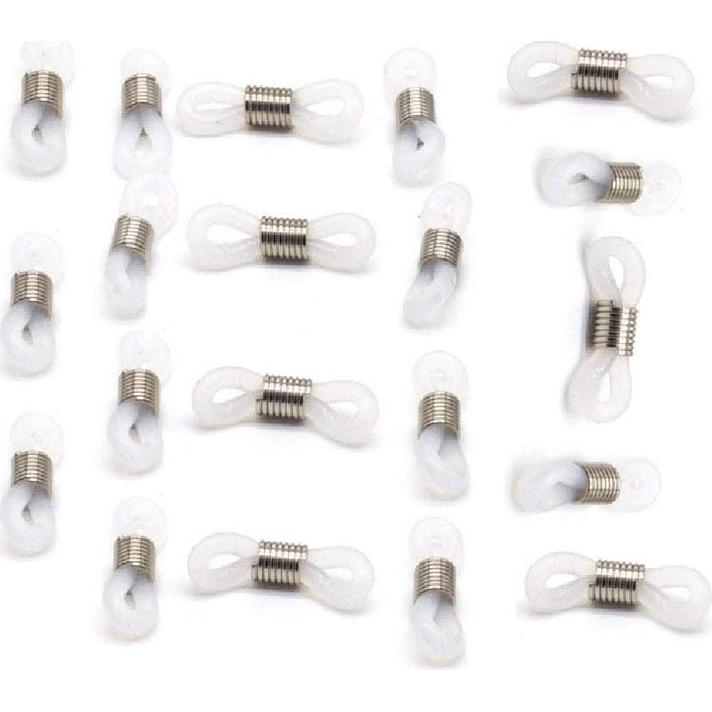 Cadena de Gafas 20 Pcs Silicona Blanca Antideslizante