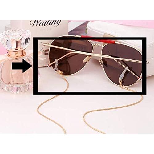 Cadena de Gafas 20 Pcs Silicona Blanca Antideslizante