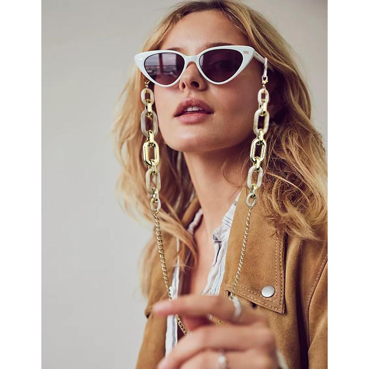 Cadena para Gafas de Mujer Soporte Alrededor del Cuello