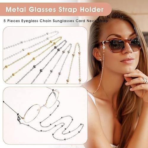 Cadena para Gafas Luhaomisky Vintage 4 Pcs Correa Cuello