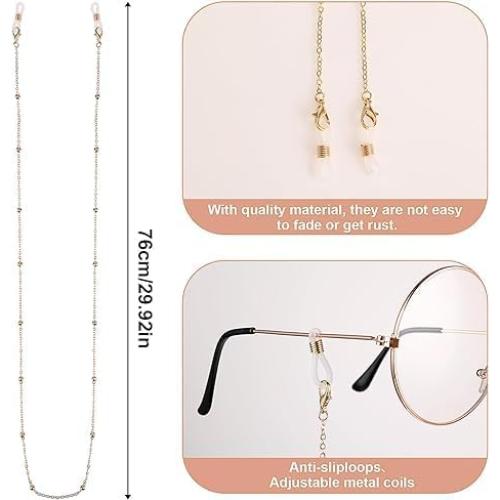 Cadena para Gafas Luhaomisky Vintage 4 Pcs Correa Cuello