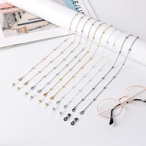 Cadena para Gafas Luhaomisky Vintage 4 Pcs Correa Cuello