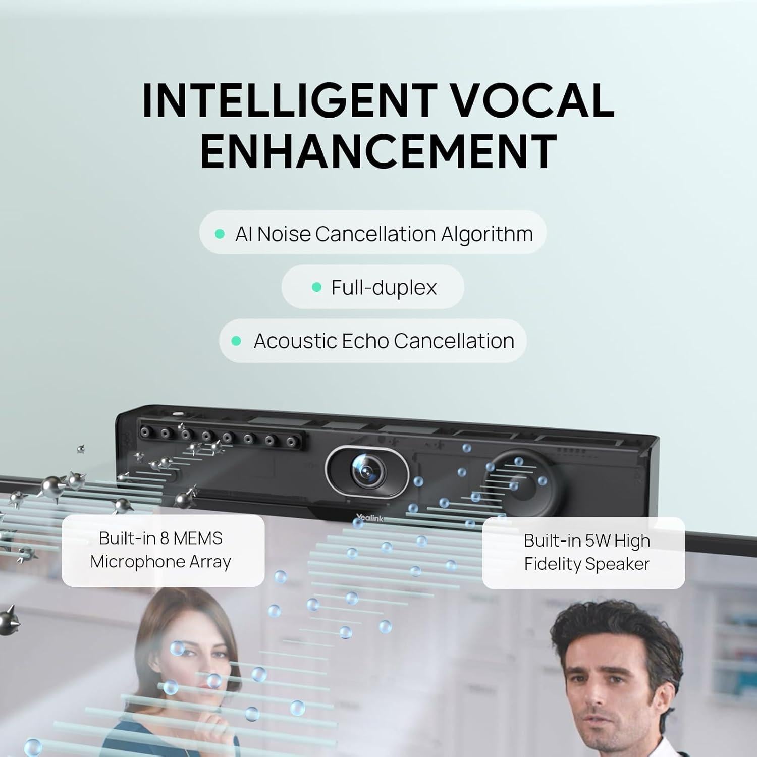 Cámara Web Yealink A10 4K para Sala de Conferencias